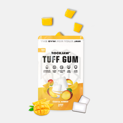 Tuff Gum (ohne Stimulanzien) | Ultra-robuster Kieferkaugummi | Mit B-Vitamin-Komplex