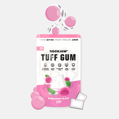 Tuff Gum (ohne Stimulanzien) | Ultra-robuster Kieferkaugummi | Mit B-Vitamin-Komplex
