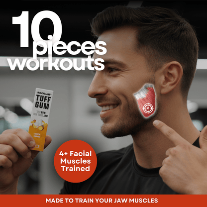 Tuff Gum (ohne Stimulanzien) | Ultra-robuster Kieferkaugummi | Mit B-Vitamin-Komplex